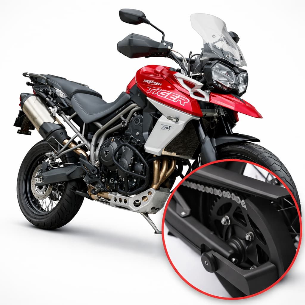 Protetor De Coroa/corrente Triumph Tiger 800
