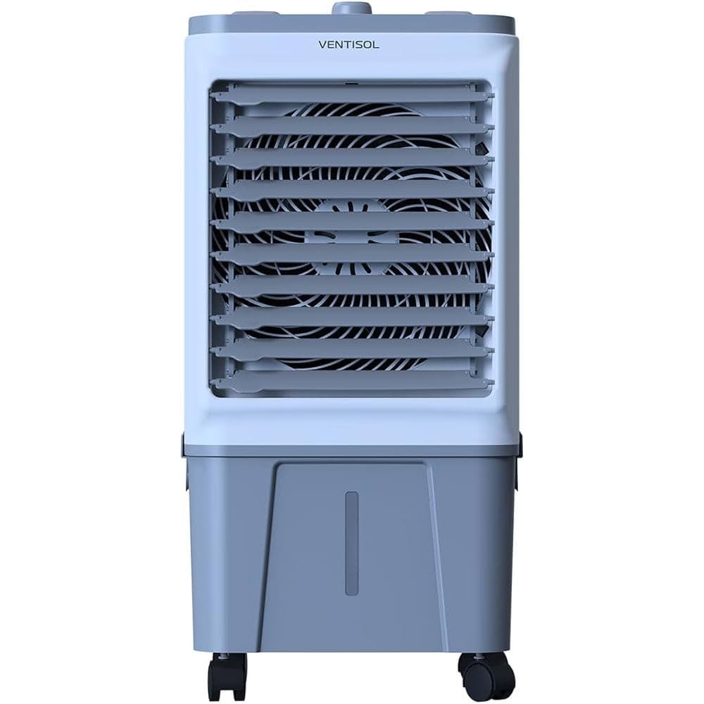 Climatizador Ar Frio Portátil Evaporativo 16 Litros Umidificador Ventisol Clin 16 Br/cz Cinza/branco 220v