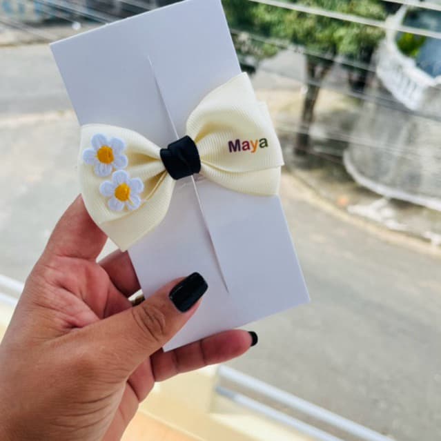Laço Infantil personalizado  Luxo  | Acessório de Cabelo Elegante  para Meninas