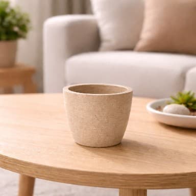 Vaso Decorativo Polietileno 19cm Altura – Ideal para Plantas e Flores REF 96