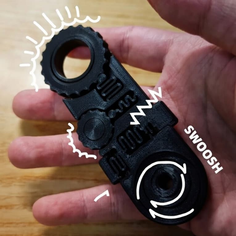 Brinquedo Anti Stress TDAH Autismo Fidget Toy Multifunção Para Mãos – 3D