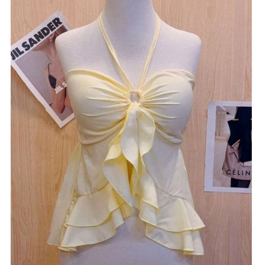 Blusinha Cropped Bata Borboleta Feminina