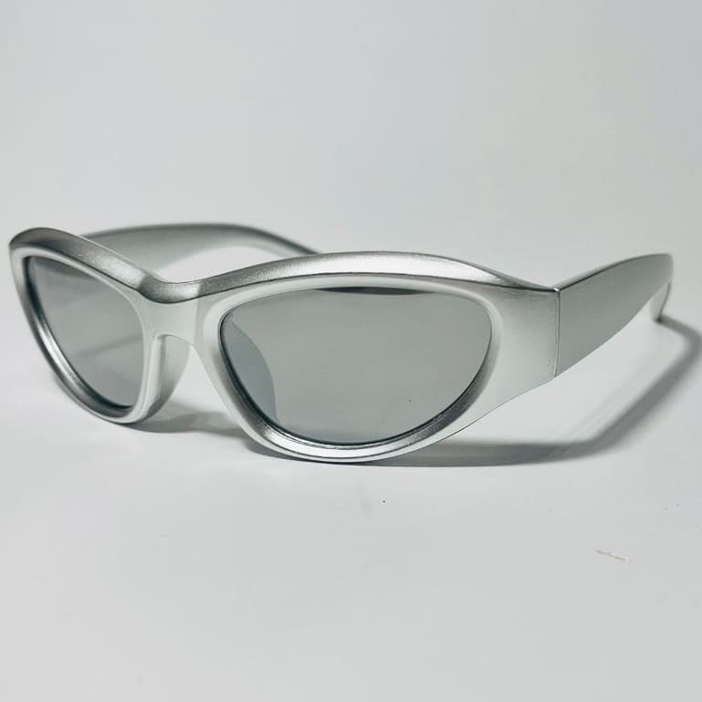 Óculos de Sol Oval Unissex UV400 Estilo Y2K Fashion Hype Slim Moderno Blogueira