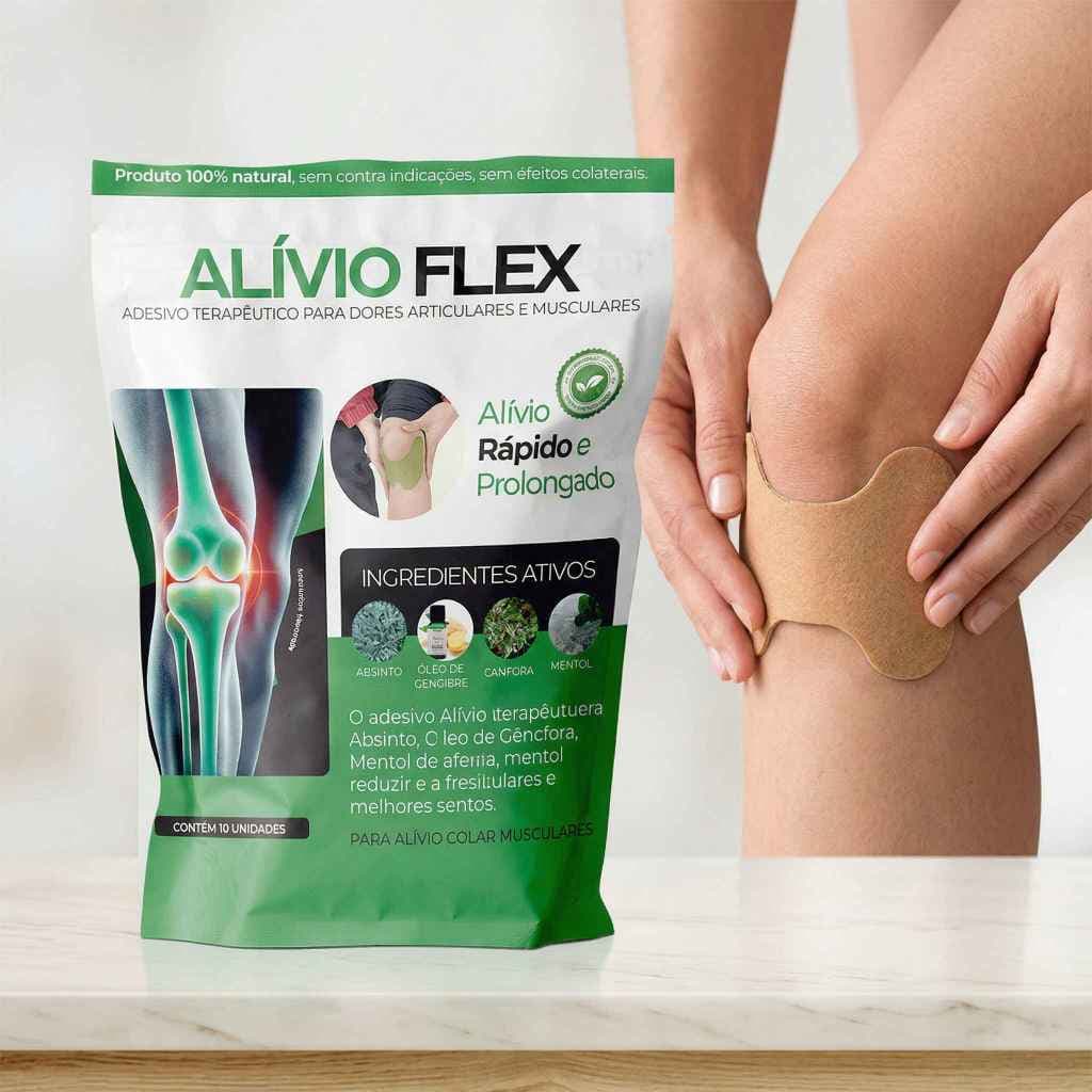 Adesivo Patch Alívio Flex Dor Muscular Articular Joelho Lombar Ombro Pescoço Costas Tornozelo Composto Térmico