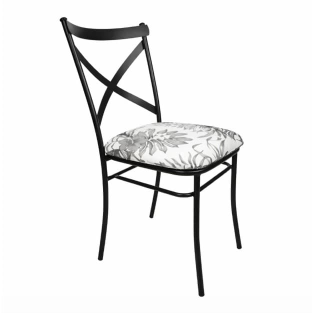 Cadeira de Aço Para Cozinha Catrina Estilo Industrial Resistente Buffet Empalhável