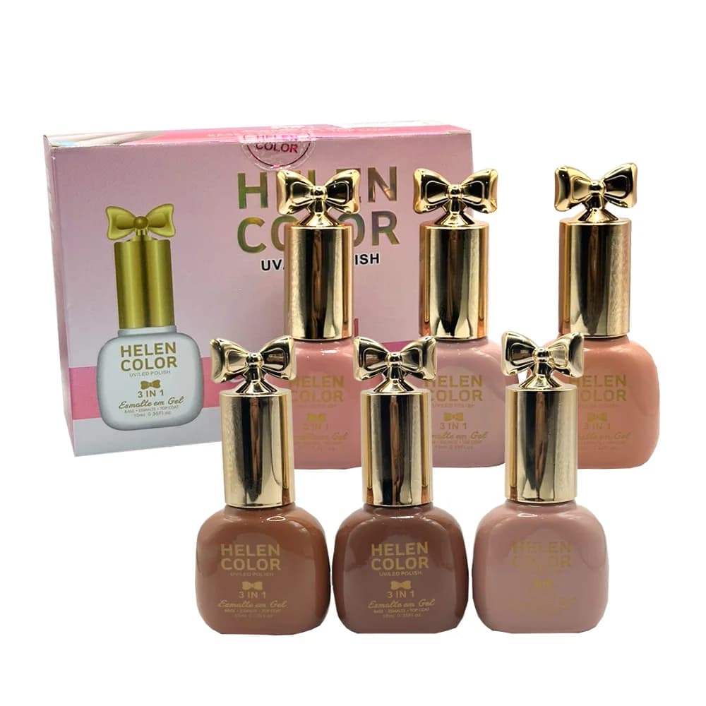 Esmalte em Gel 10ml - 3 em 1 - Helen Color