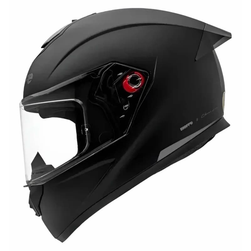 Capacete Motociclista Bieffe B-12 Classic Preto Fosco Esportivo + VISEIRA COLORIDA