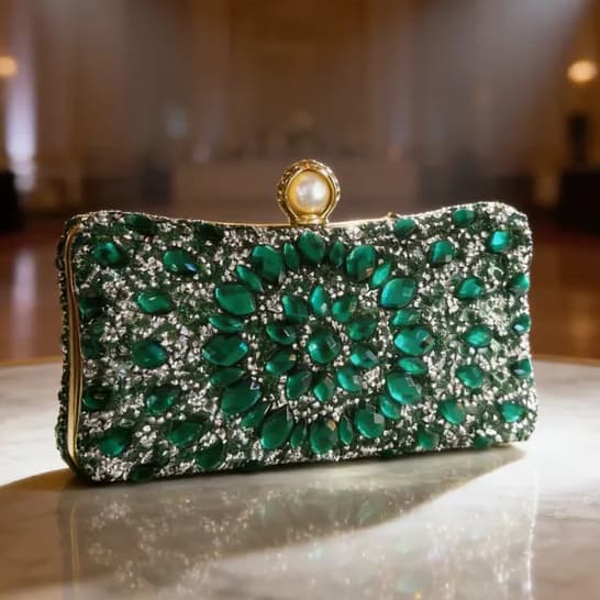 Bolsa Moda Feminina Clutch De Strass Pedrinhas Brilhantes 3011