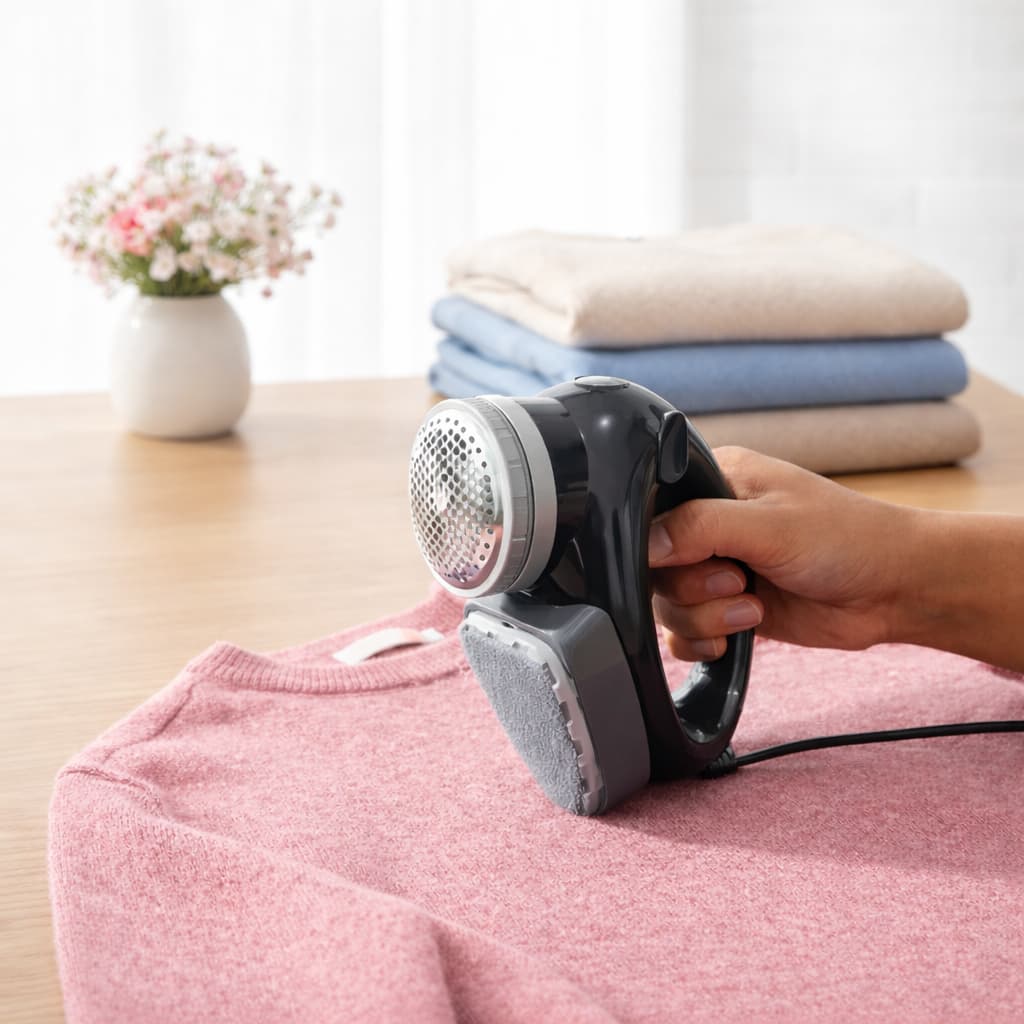 Papa Bolinhas Para Roupas Tira Pelos Elétrico USB Bivolt Preto