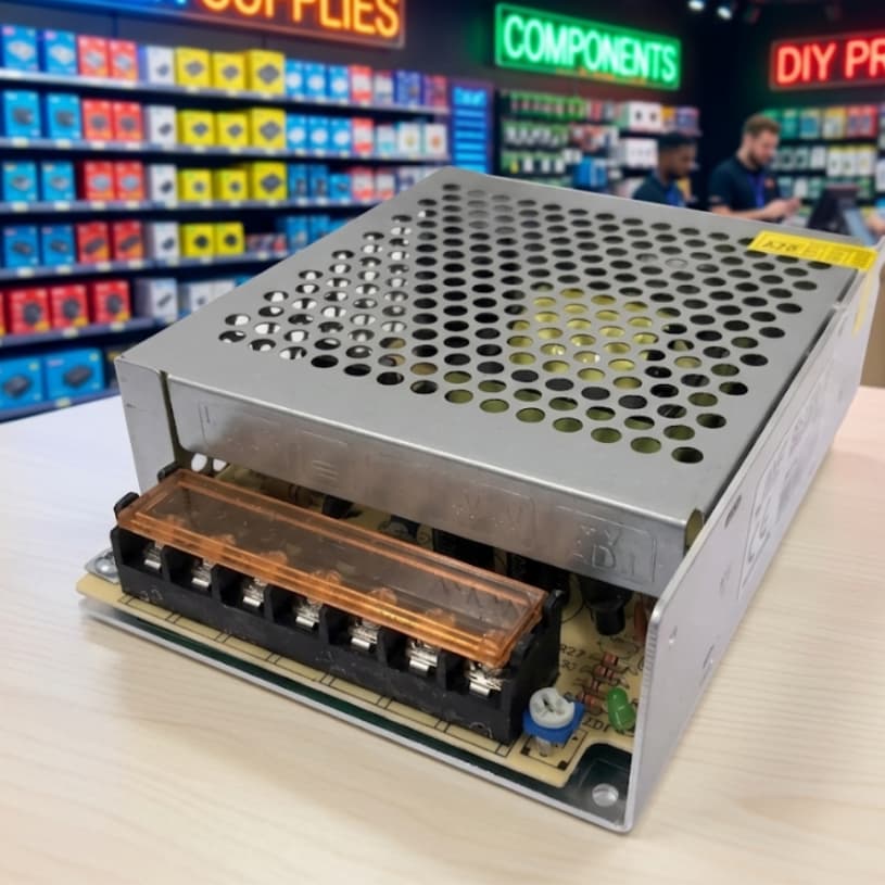 Fonte Chaveada 12V 10A 20A 30A 50A P/Cftv Fita Led Som Automotivo Bivolt Estabilizada Colmeia Profissional Alta Qualidad