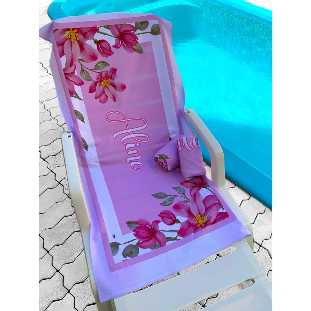 Toalha de Praia Personalizada - Papoila
