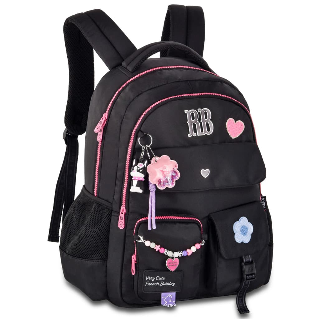 Mochila Escolar Rebecca Bonbon com Compartimento para Notebook até 15.6 Polegadas