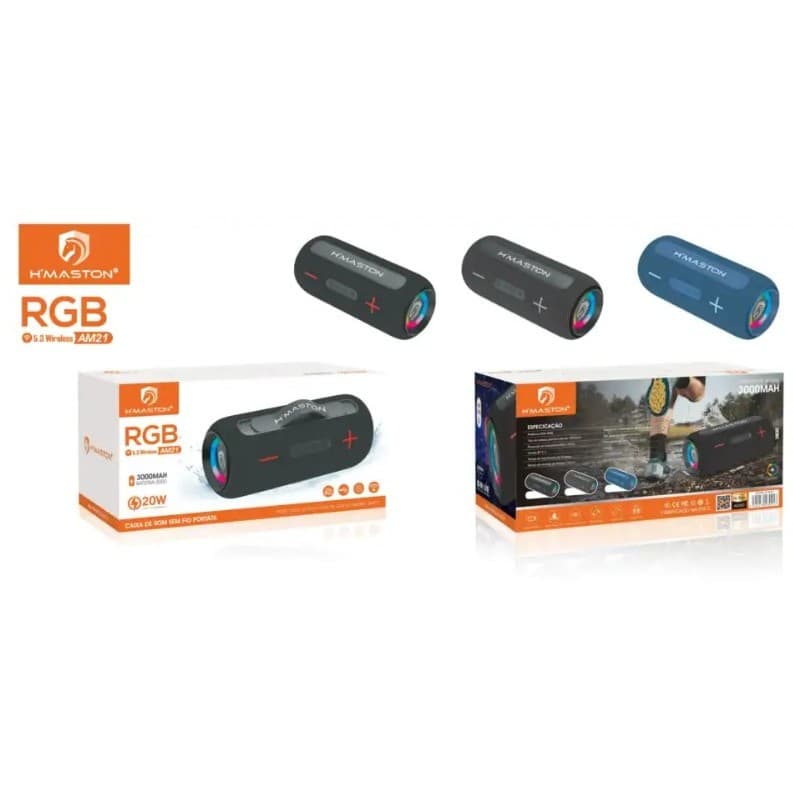 H'maston AM21 Caixa de Som Bluetooth Portátil