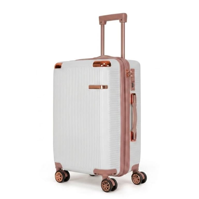 Mala De Viagem 32kg-35kg Novos Estilos Moda Zíper Duplo Antifurto 4 Roda Gira 360 Grau Fibra Cadeado 035#-12