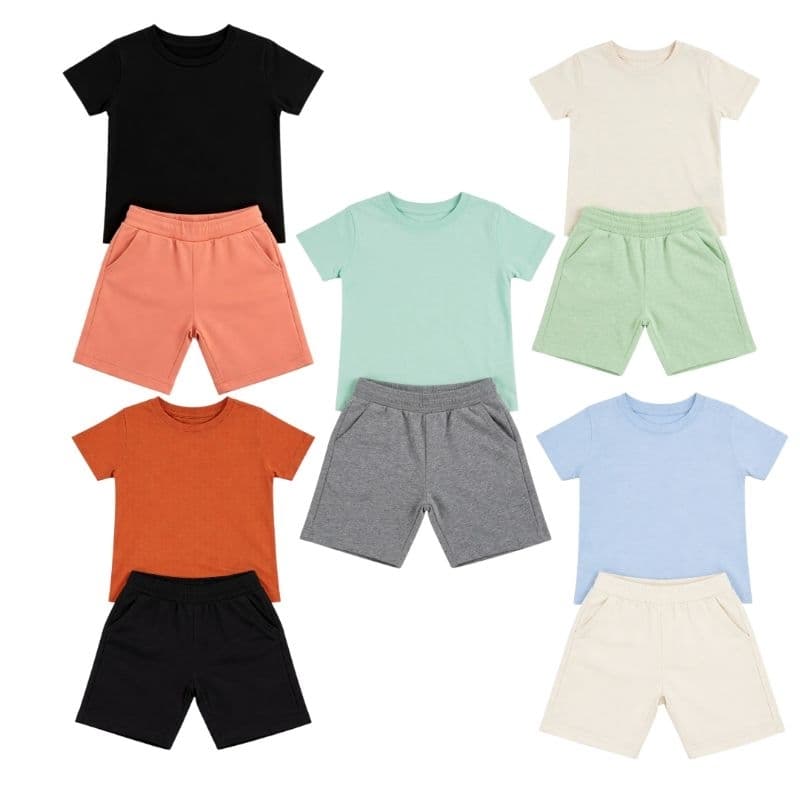 Kit 8 peças de roupa infantil menino atacado
