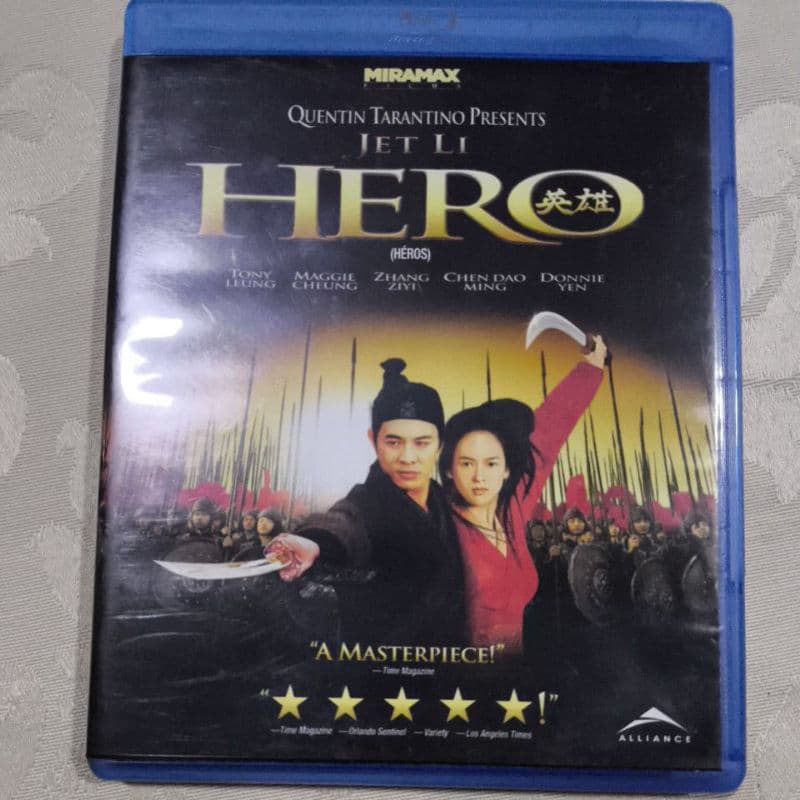 DVD Blu-ray Hero - Jet Li Importado