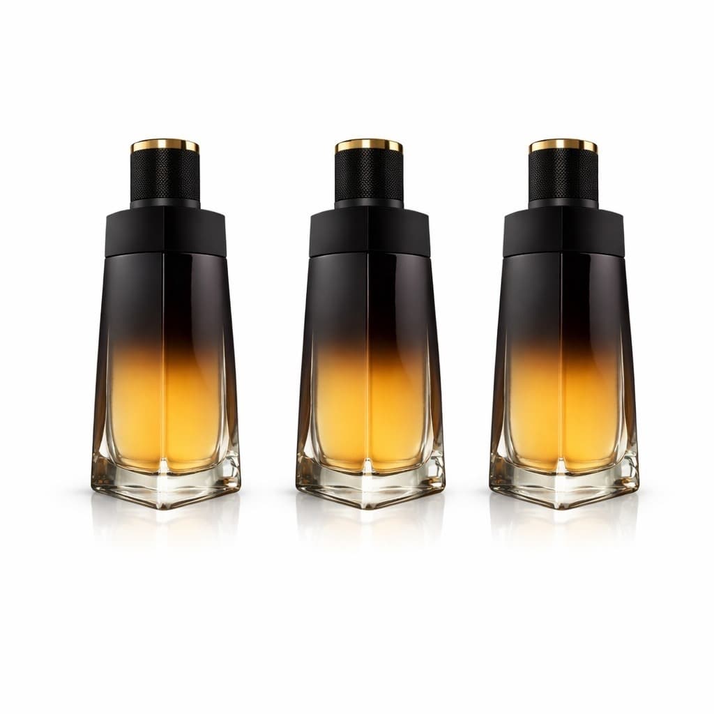 Kit 03un Perfume Masculino Forte na Medida Certa - 100ml Inspiração Malbec Gold