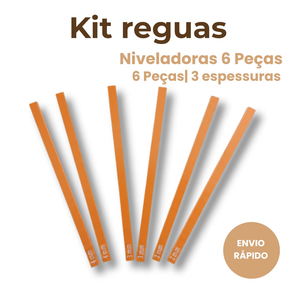 Régua Niveladora para Biscoitos Ajustável Altura 2mm a 4mm Plástico Resistente Modelagem Massa Confeitaria