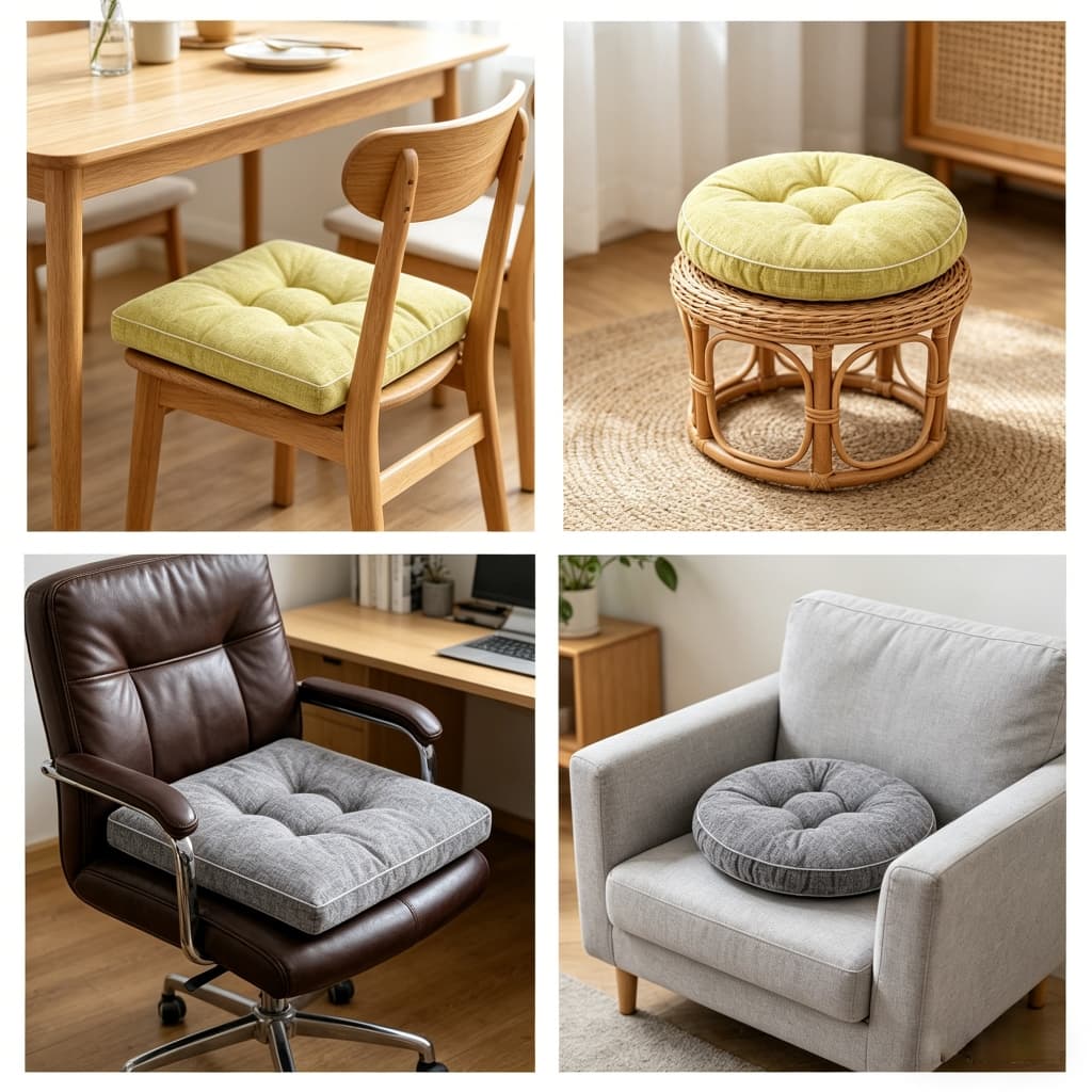 40x40cm Almofada Futon Oxford Liso