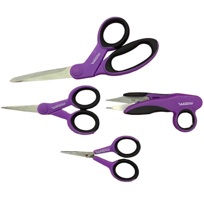 Kit de Tesouras Corte de Costura 4 Peças Westpress