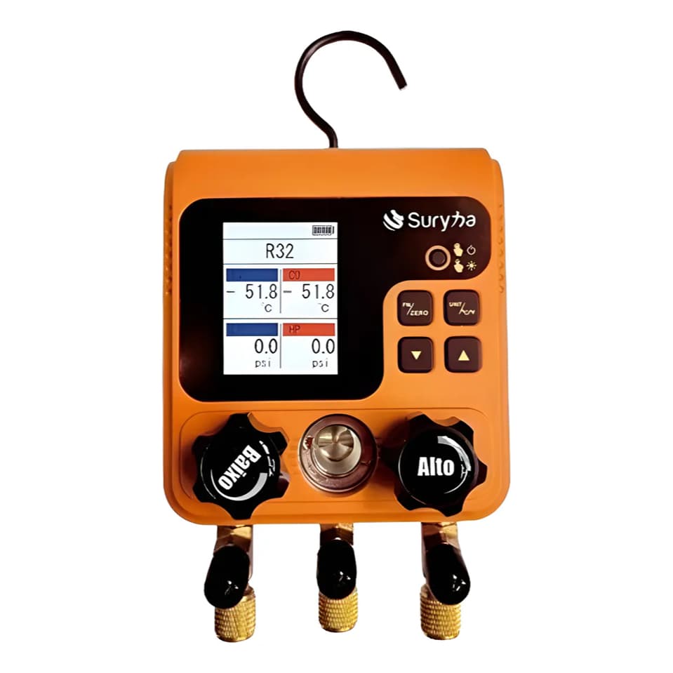 Manifold Digital Smart Suryha - 92 Tipos De Fluídos