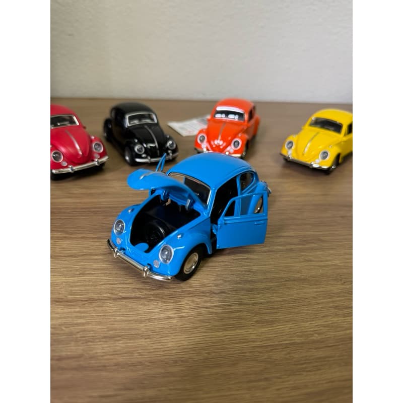 Kit12 Fuscas miniaturas Fusca ficção colecionáveis 12 cores diferentes