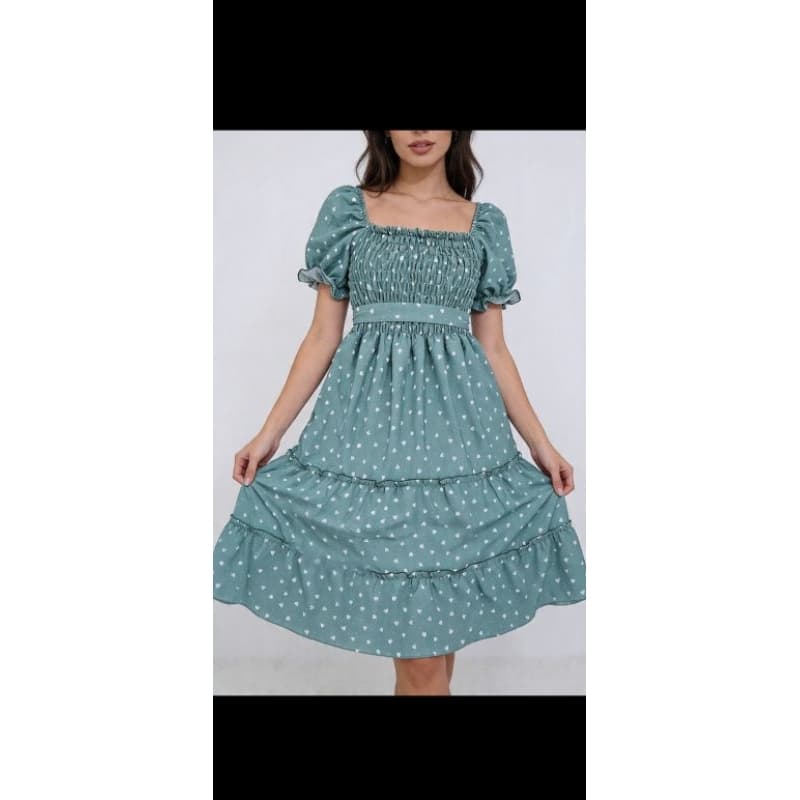 Vestido Midi Manga Bufante Princesa com Cinto Moda Feminina 👗👑💖 #vestido #manga #princesa #cinto #moda #feminina