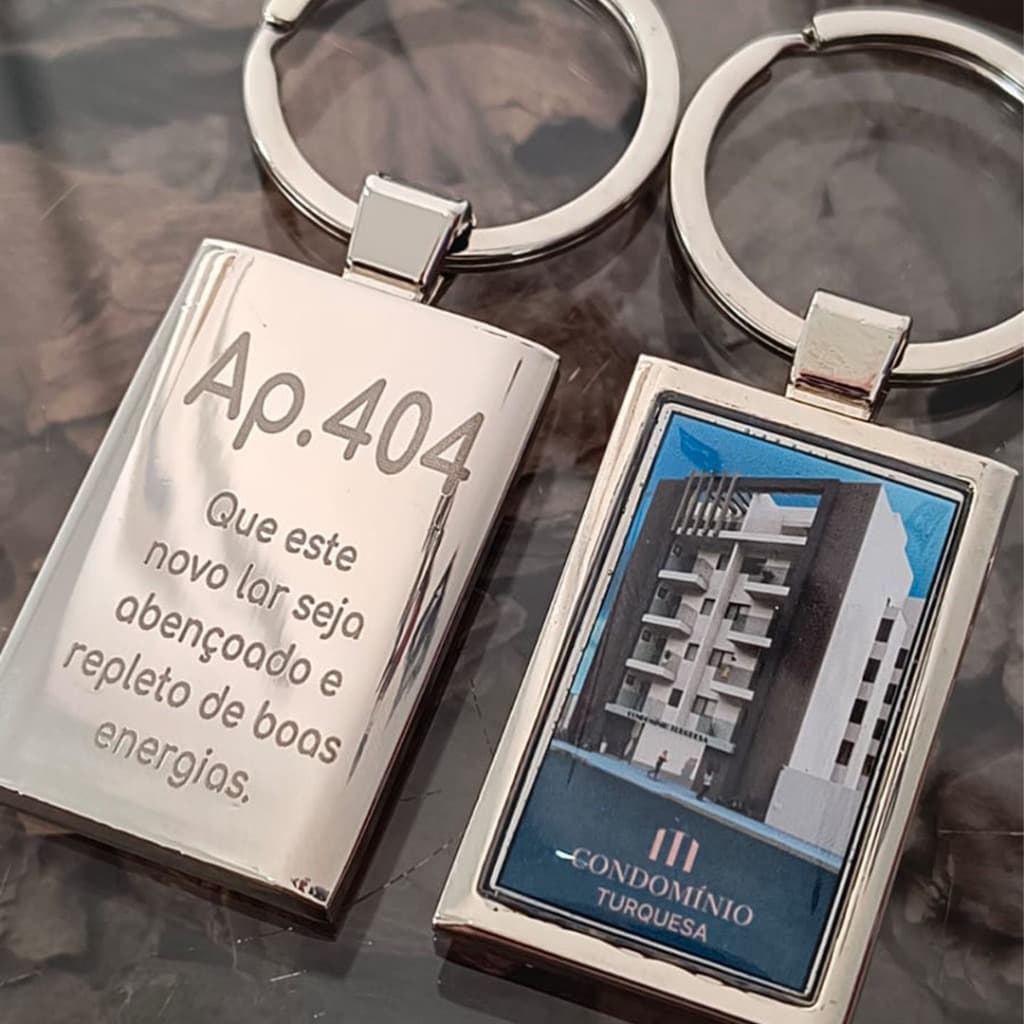 Kit Chaveiros para entrega de apartamento e casa - lembrancinha -presente - apartamento - casal - casa - família