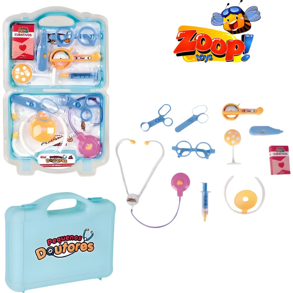 Maleta Pequenos Doutores Infantil Criatividade Infantil Zoop Toys