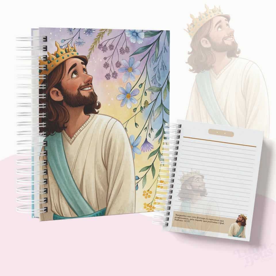 Caderno de Versículos Capa Dura Personalizado Presente Religioso