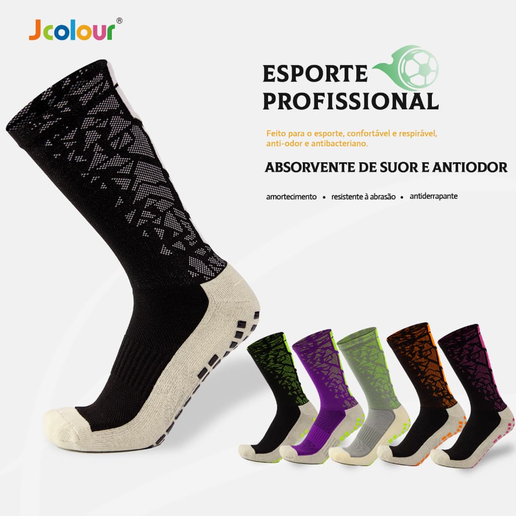 Kit 3 Esportes de Proteção de Tubo Longo de Compressão Respirável Masculina