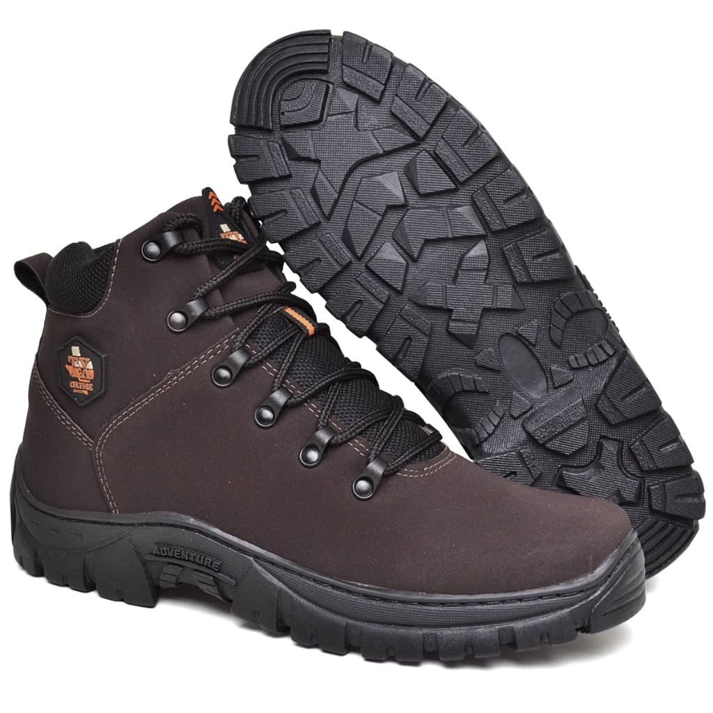 Bota Adventure Motociclista 2002 Masculina Casual Moderna Cano Curto