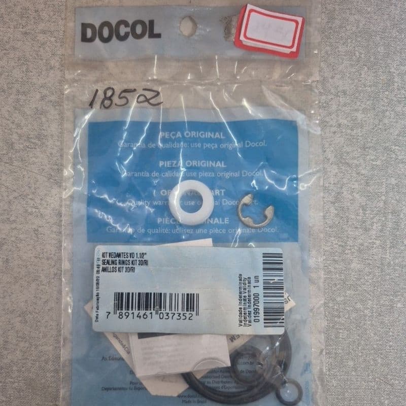 Kit vedantes para válvula de descarga Docol 1 1/2 Original