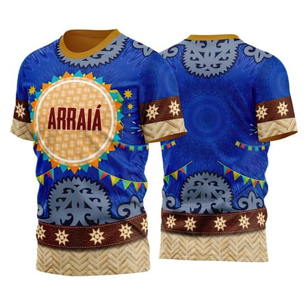 Camiseta Festa de São João Camisa Festa Junina - Várias Estampas Unissex Camisa Arraiá