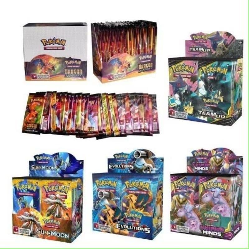 Booster de Cartas Pokémon - PRODUTO SIMILAR IMPORTADO NÃO É ORIGINAL - LEIA A DESCRIÇÃO e CONFIRA OS DETALHES