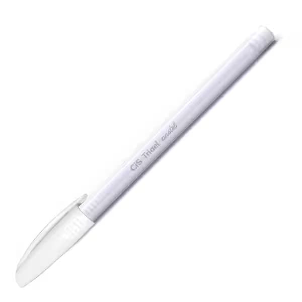Caneta Gel Branca Trigel Cis 0.8mm Tom Pastel