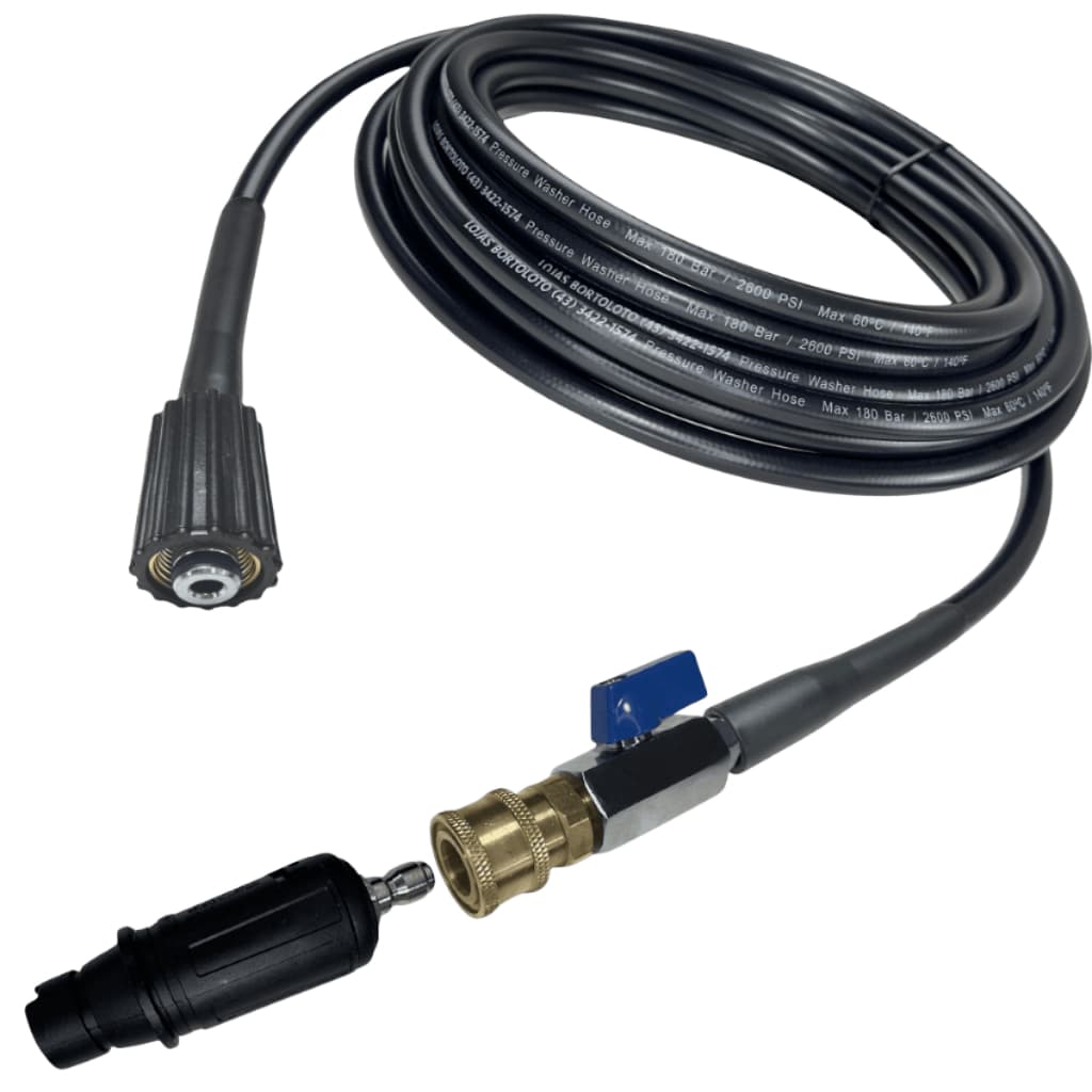 Mangueira com Bico Curto Registro Engate Rápido para Lavadora alta pressão Karcher K2 K3 K4 K5 K3.98