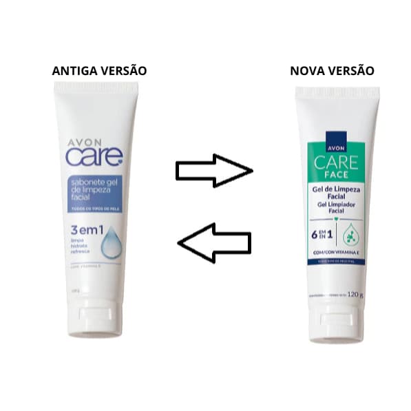 Gel de Limpeza Facial Care Face Avon
