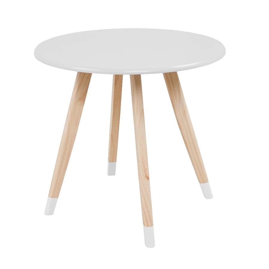 Mesa Infantil Creche Brinquedoteca recriação Sala de estudos Pés Madeira Pinus Resistente Durável Fácil Limpar Colore