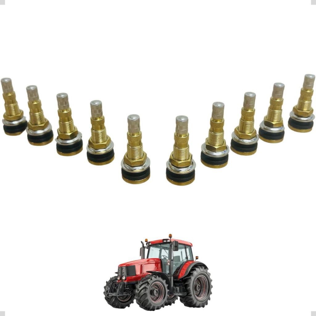 TR-618a Valvula P/ Pneus Agricolas Kit Com 10 Unidades