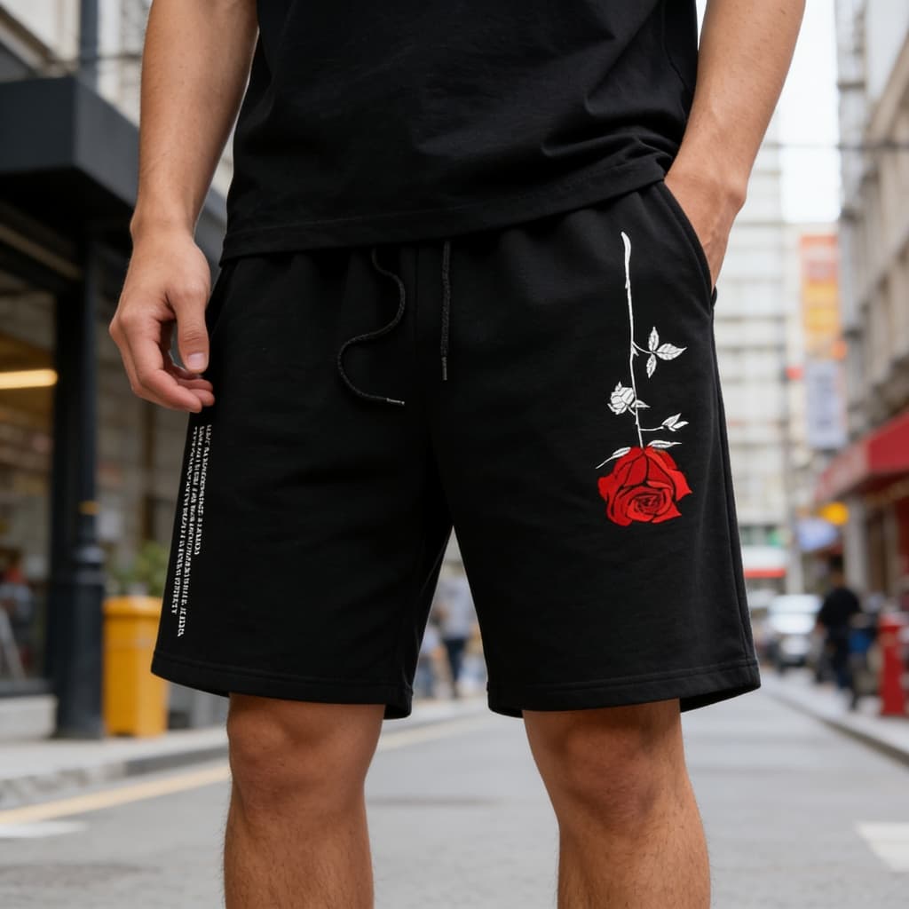 Bermuda Short Masculino Moletom Moda Verão Masculina Promoção Streetwear