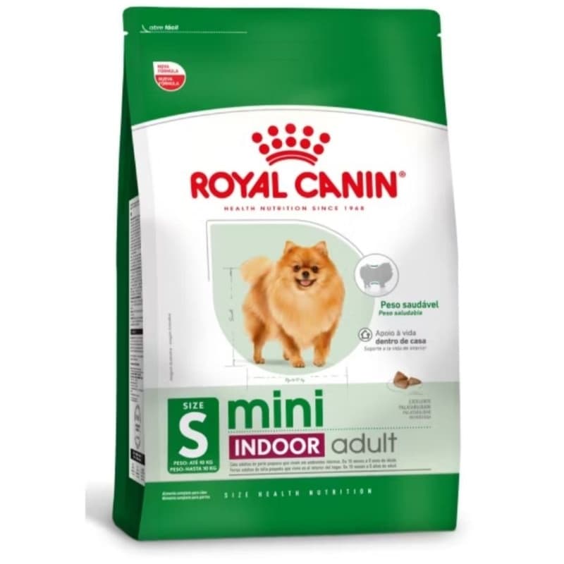 Ração Royal Canin Mini Indoor Adult Cães Adult 2,5kg