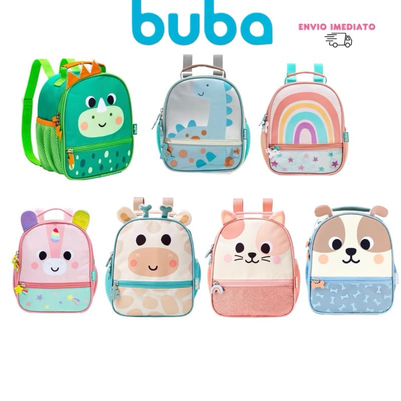LANCHEIRA TERMICA  INFANTIL BUBA DINO UNICORNIO CACHORRO GATO GIRAFA