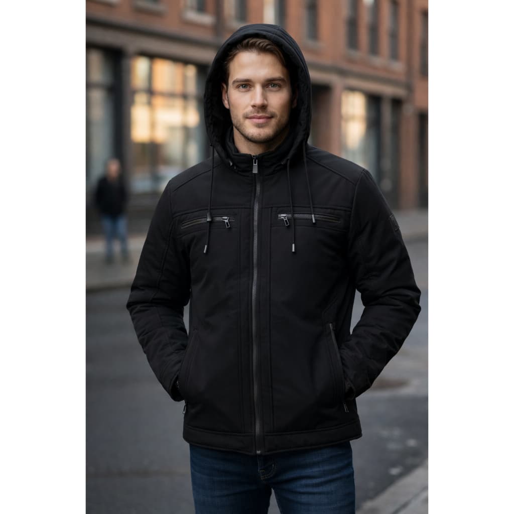 🔥 Jaqueta Masculina Casual com Capuz – Estilo Moderno e Versátil 🔥
