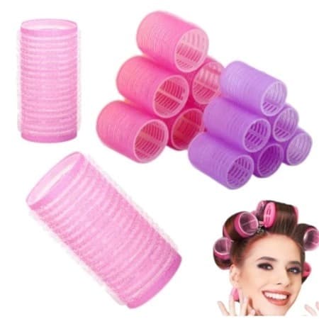 Bobs Kit 3 Para Penteados Com Velcro Forma Reta De Plástico Cor Aleatória