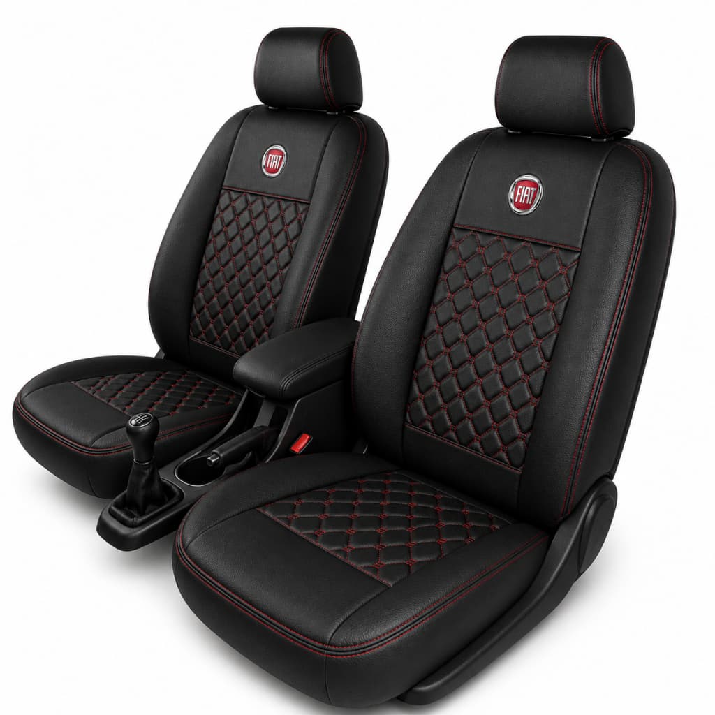 Capa De Couro Original FIAT Assento De Banco Automotivo Impermeavel Para Carro Universal