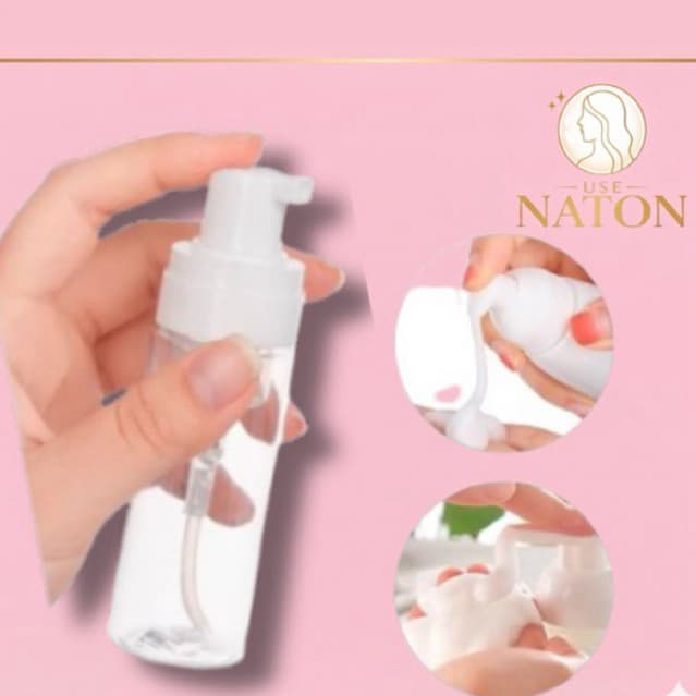 Frasco Pump Espumador – Produz Espuma Cremosa para Limpeza Facial | Use Naton