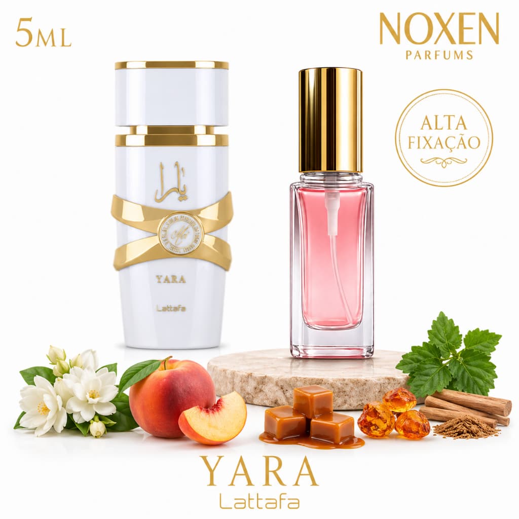 Perfume Feminino 5ml Premium Vidro Spray Yara Moi Doce Elegante Importado