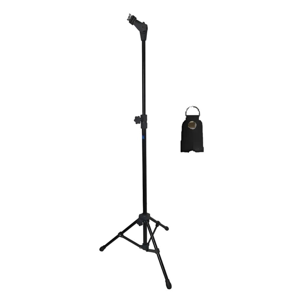 Pedestal Estante Reto Prato Bateria Carrilhão Visão + Chaveiro