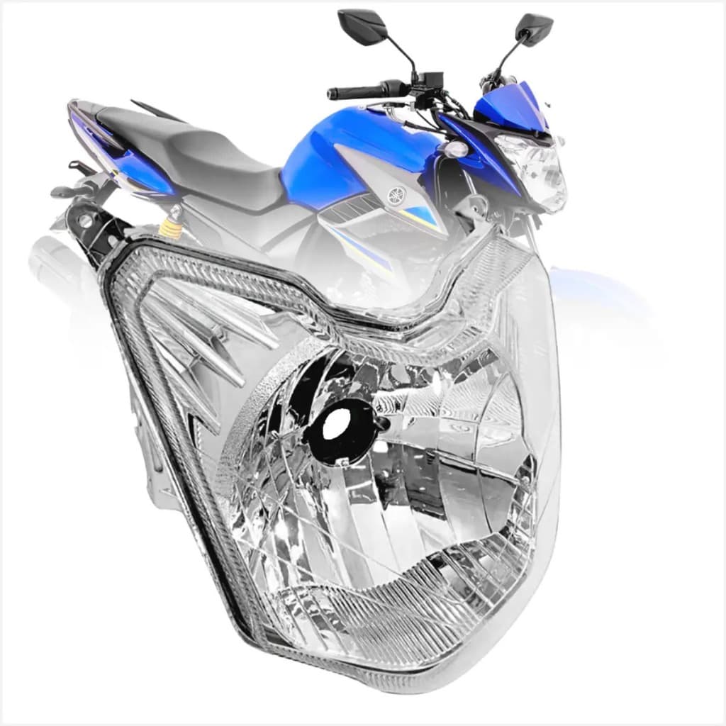 Bloco Optico Do Farol Modelo Yamaha Fazer 150 2013 A 2024